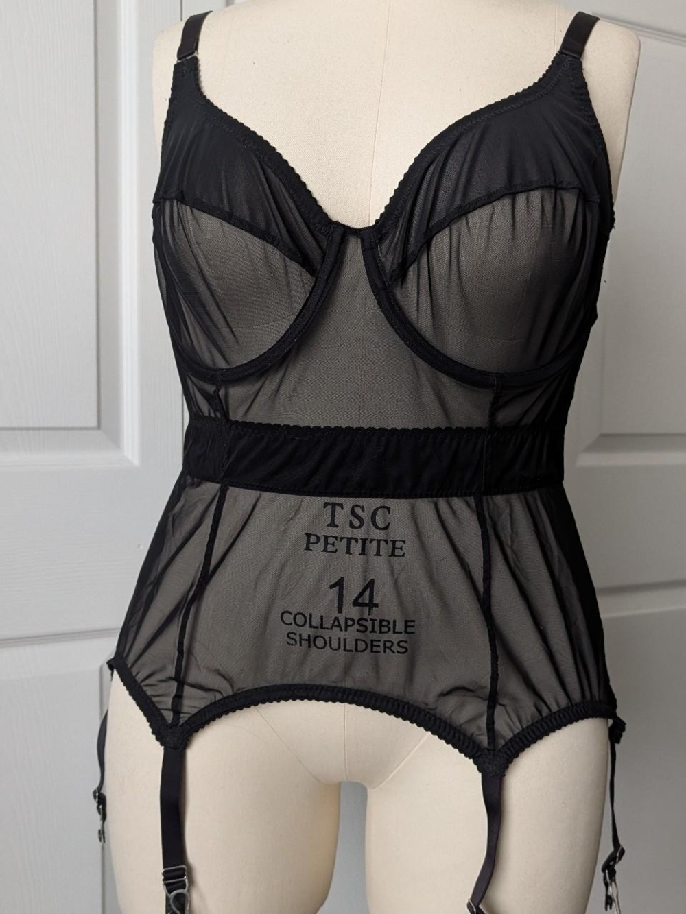 Pip and Pantalaimon Vintage Pin-up Inspired Corselette